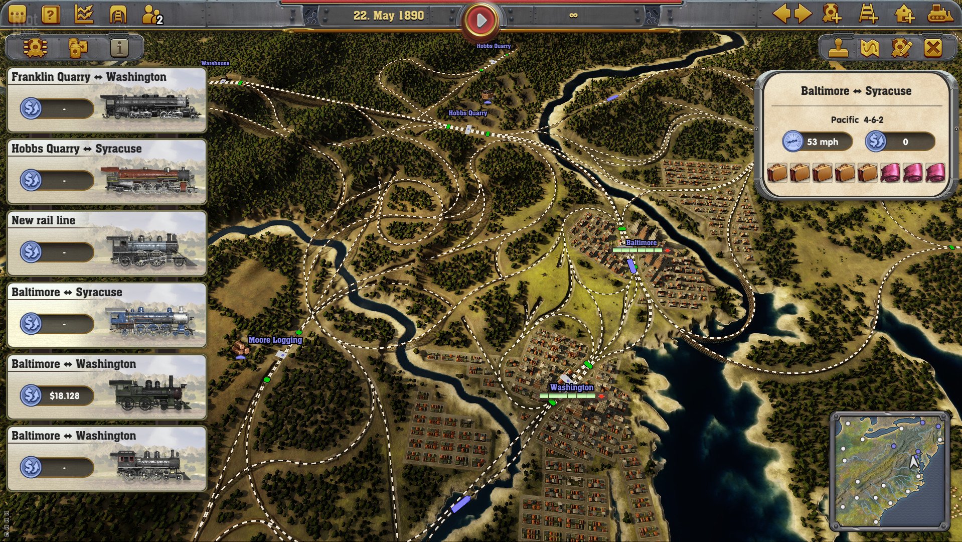 [8]-Railway Empire – v1.14.0.27219 + 10 DLCs Download