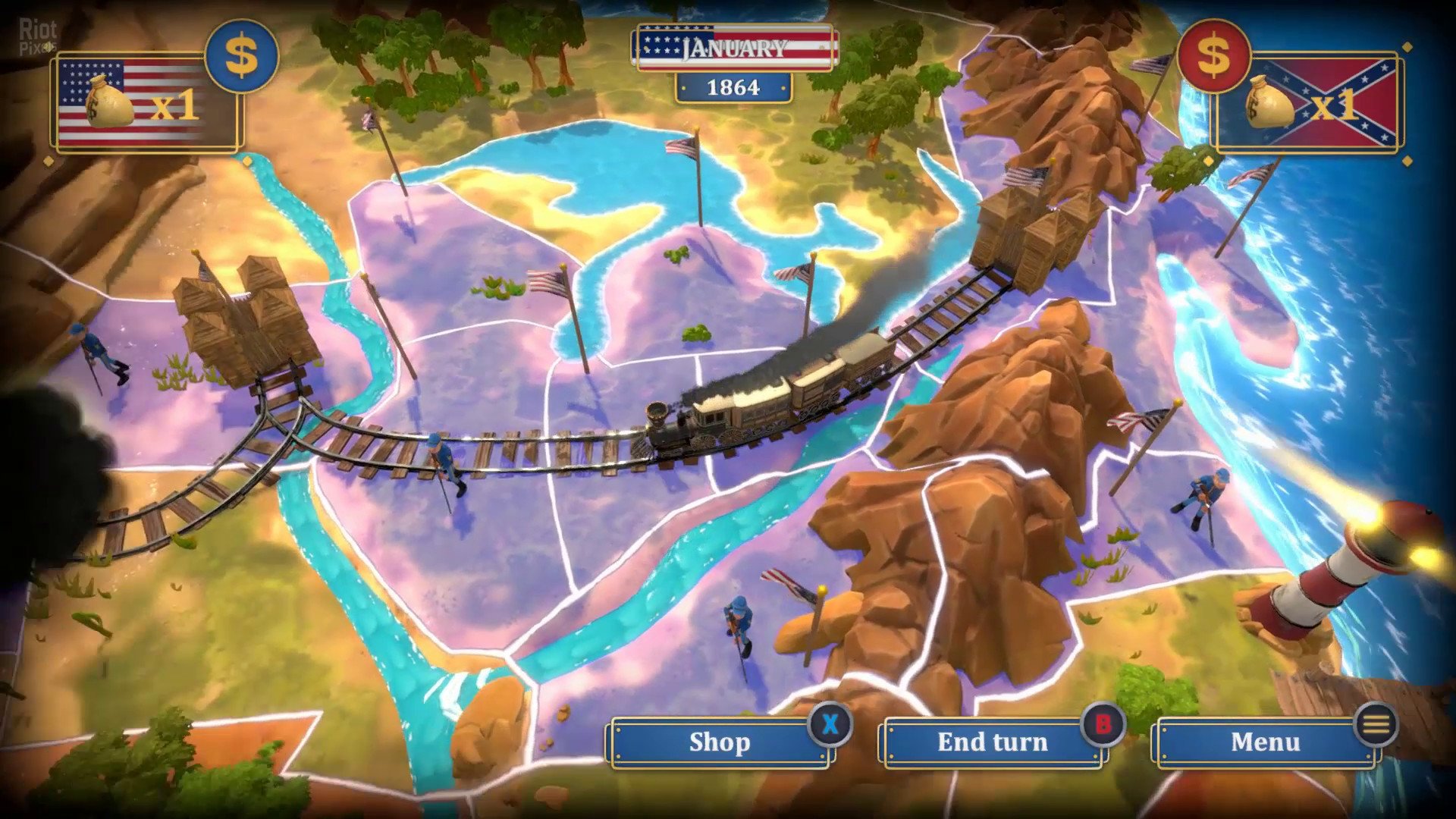 The Bluecoats: North & South + The Bluecoats: North vs South-HohohoGames
