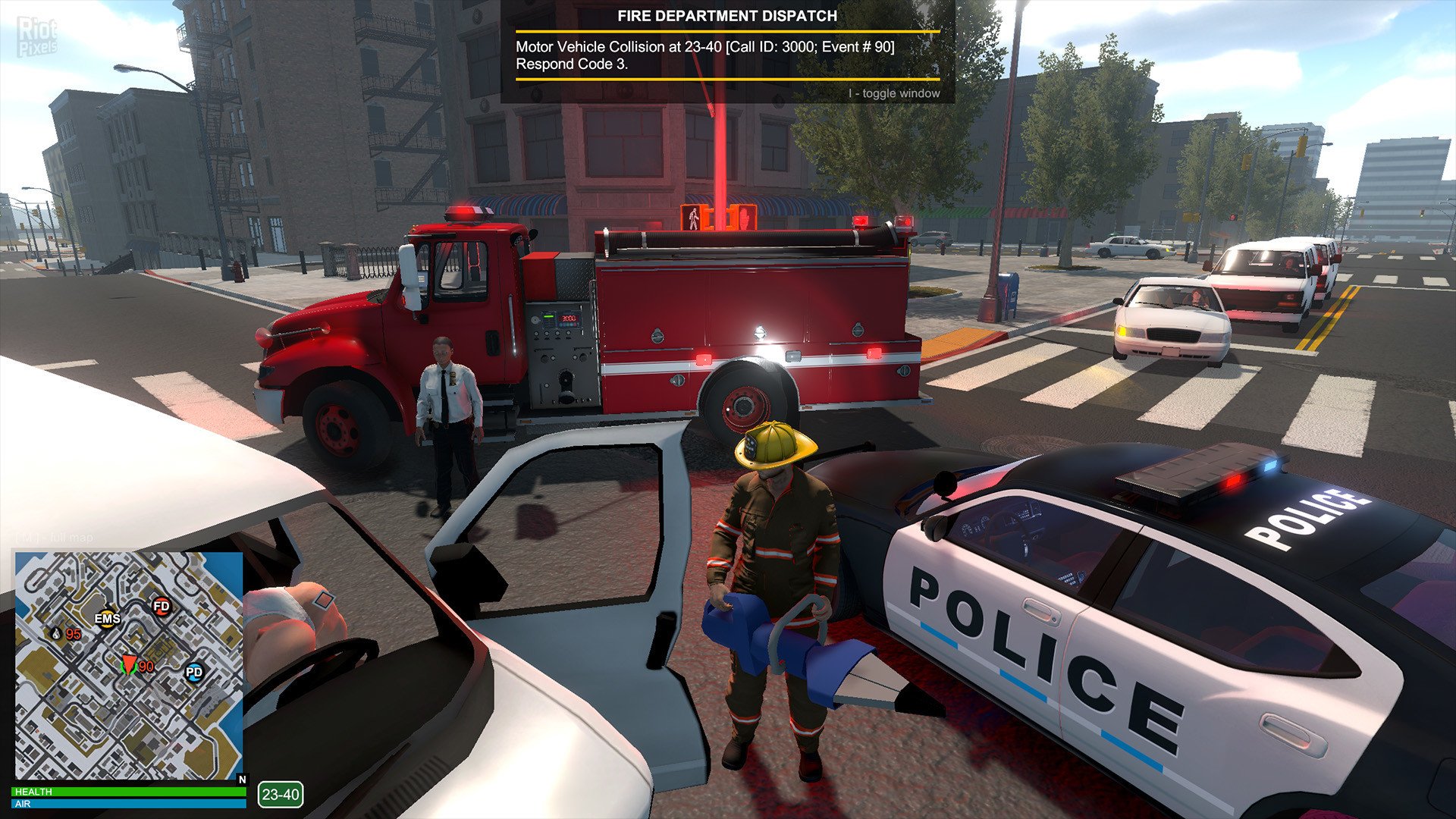 [10]-Flashing Lights: Police, Firefighting, Emergency Services Simulator – Chief Edition, Build 230525-1 + 7 DLCs Download