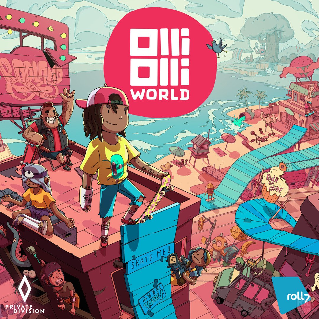OlliOlli World + 2 DLCs-HohohoGames