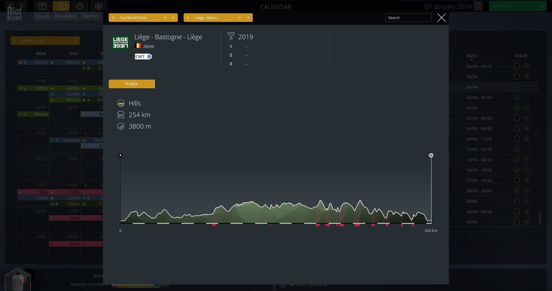 [3]-Pro Cycling Manager 2019 – v1.0.2.3 + WorldDB Mod v0.2 Download