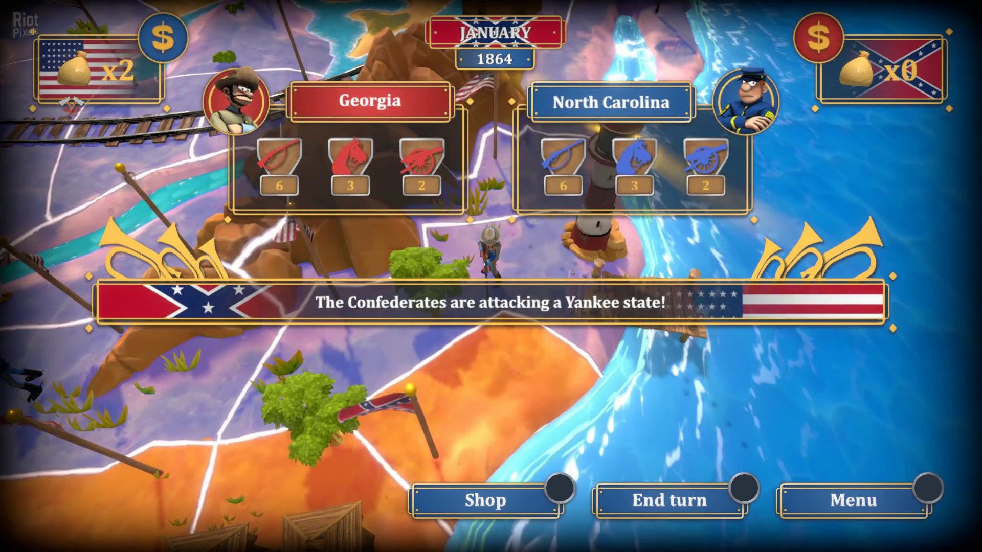 [7]-The Bluecoats: North & South + The Bluecoats: North vs South Download