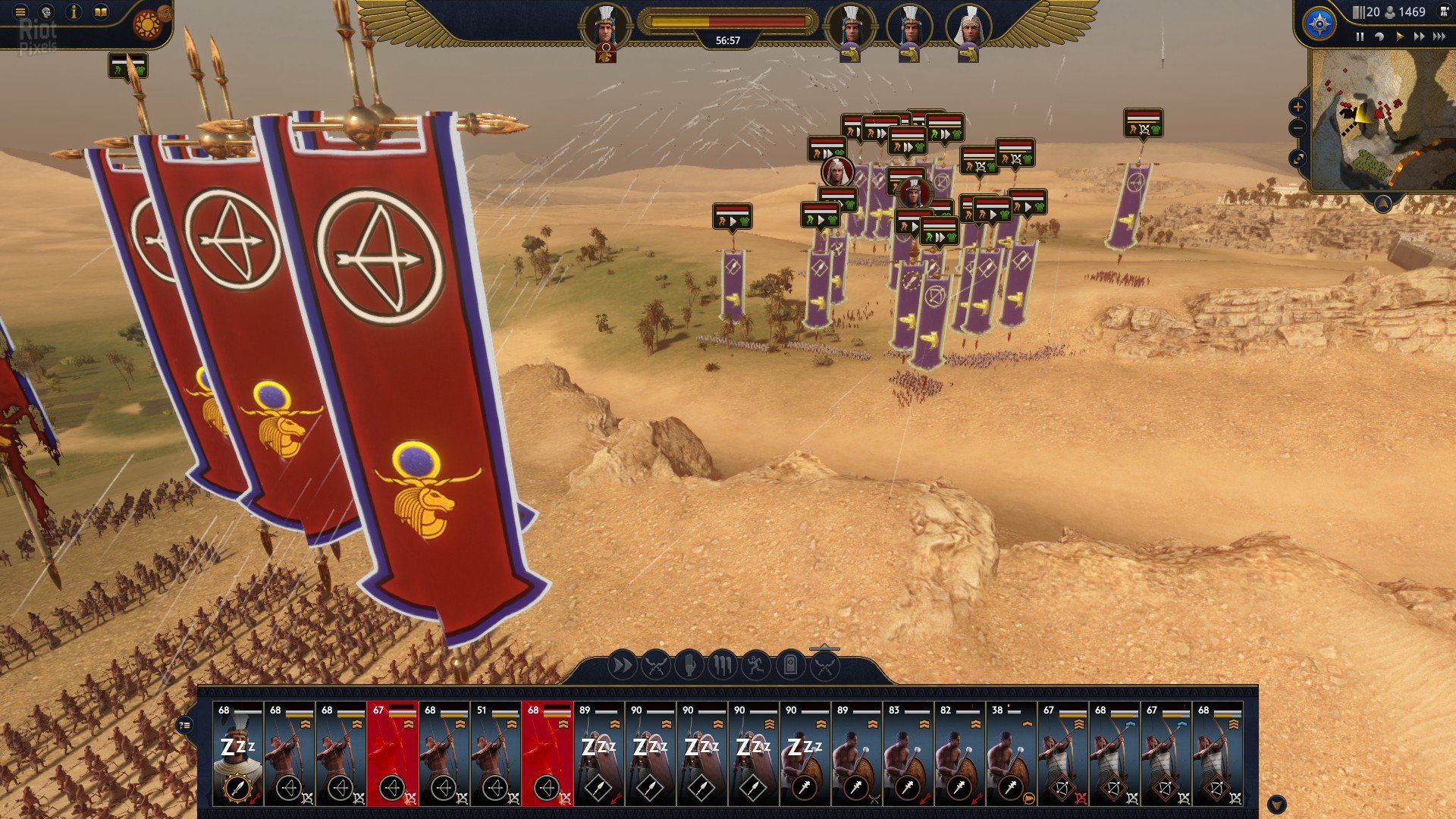 [9]-Total War: PHARAOH DYNASTIES – v2.1.6 + 3 DLCs/Bonuses + Modding Tools Download
