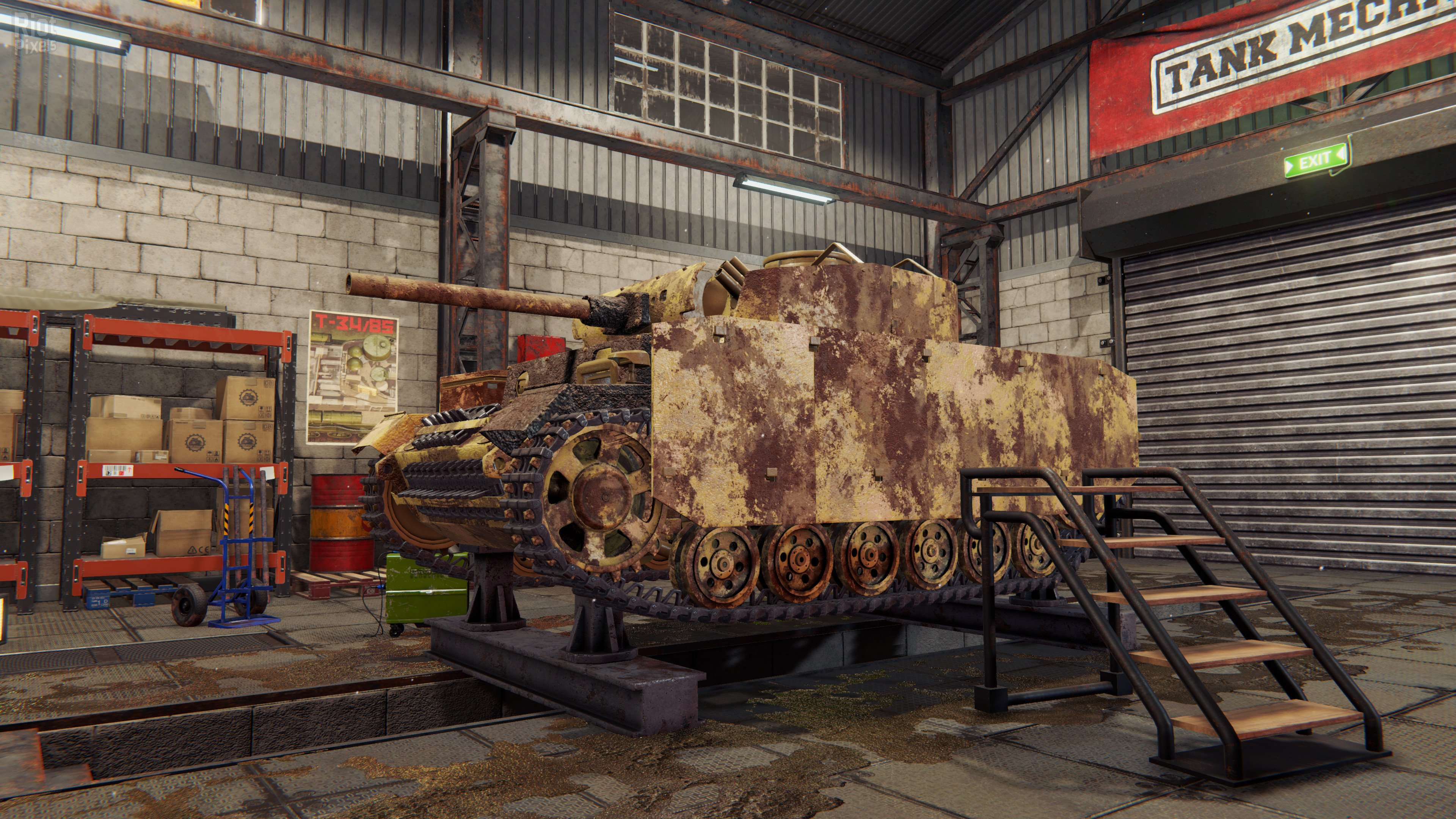 [10]-Tank Mechanic Simulator – v1.6.2 Build 911 + 3 DLCs Download