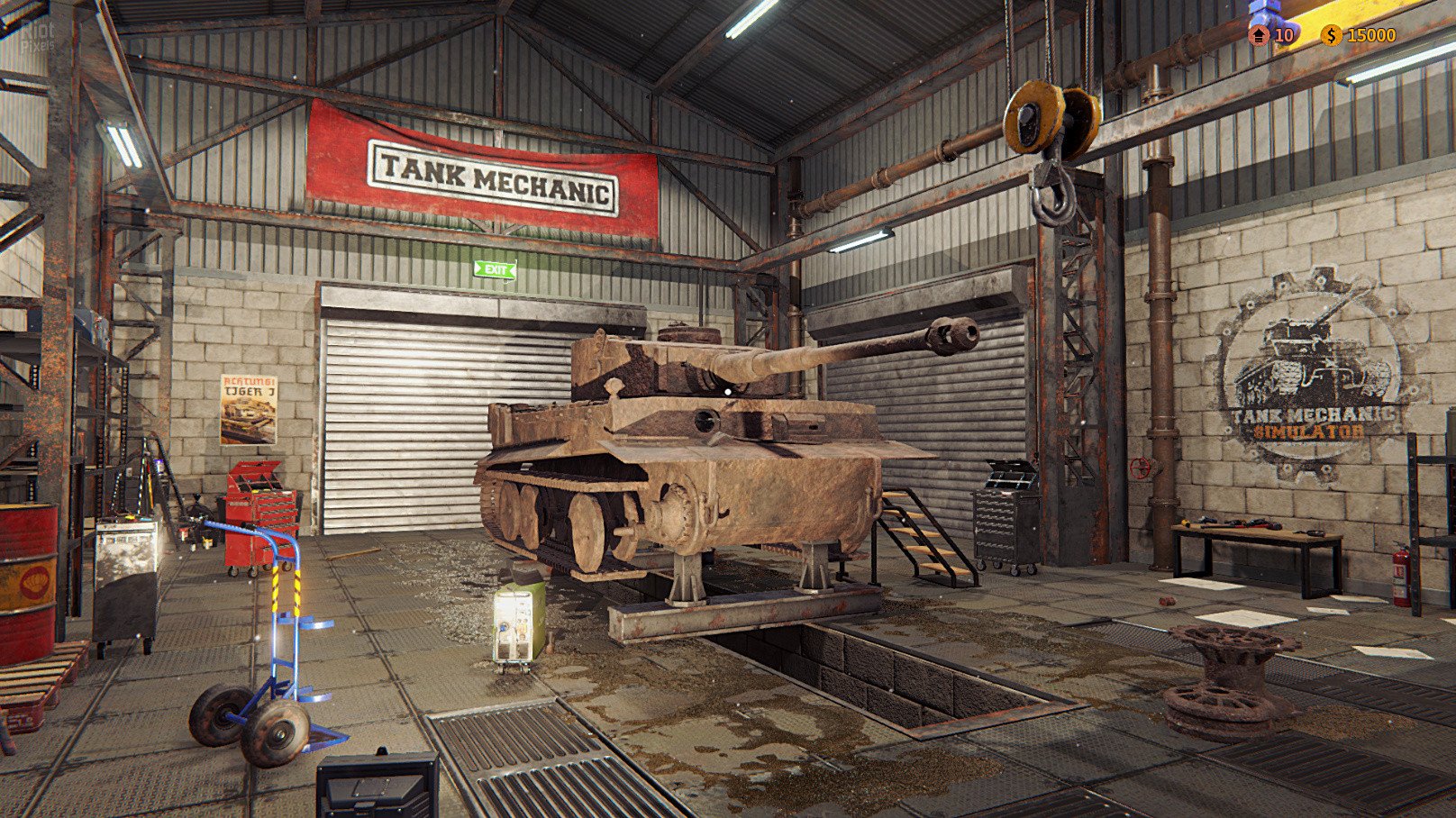 [16]-Tank Mechanic Simulator – v1.6.2 Build 911 + 3 DLCs Download