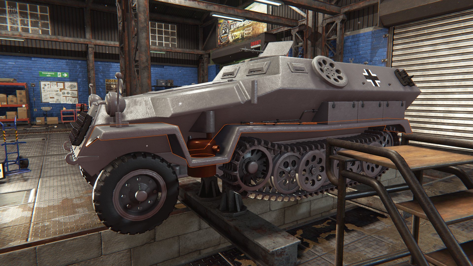 [4]-Tank Mechanic Simulator – v1.6.2 Build 911 + 3 DLCs Download