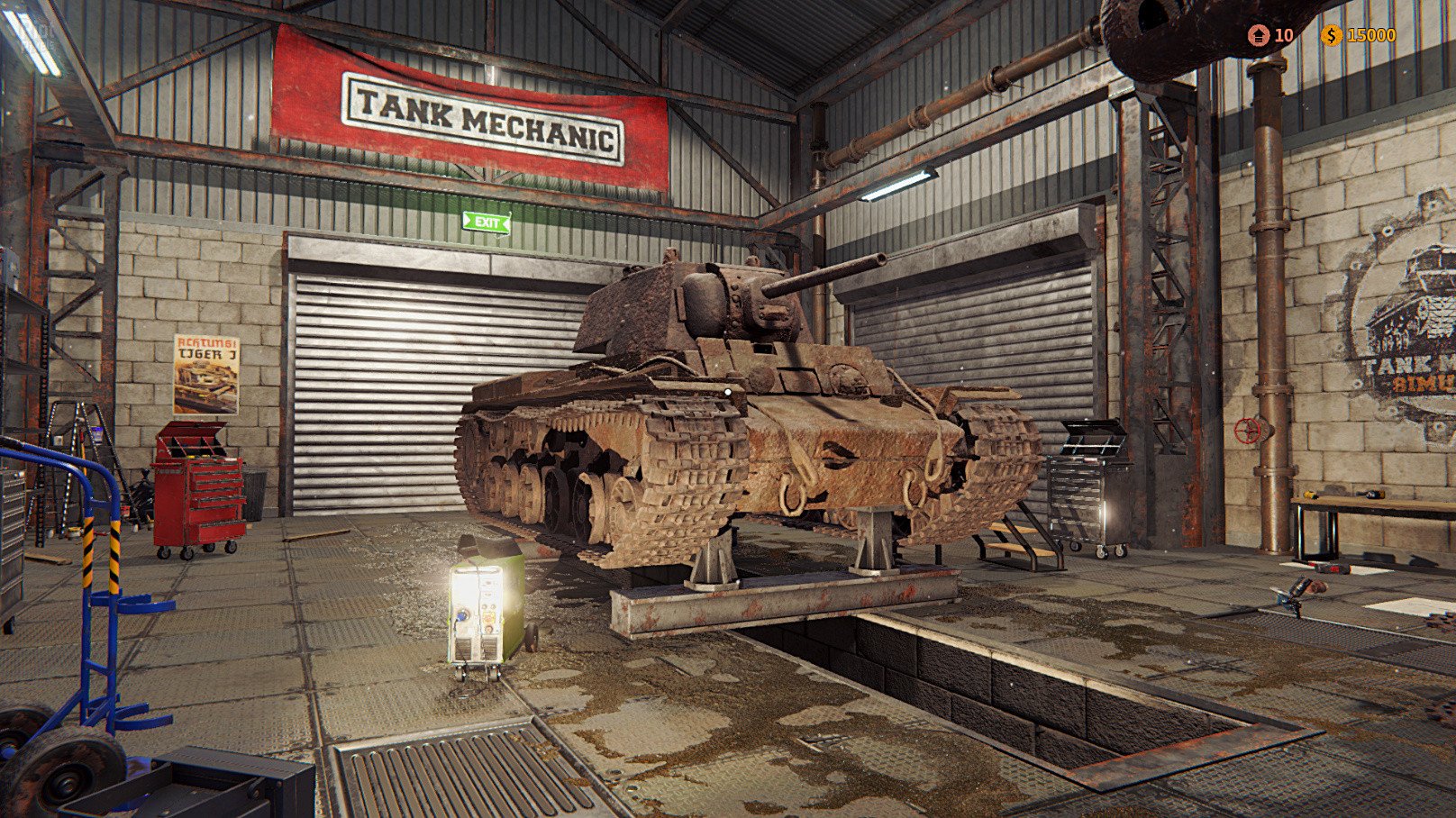 [9]-Tank Mechanic Simulator – v1.6.2 Build 911 + 3 DLCs Download
