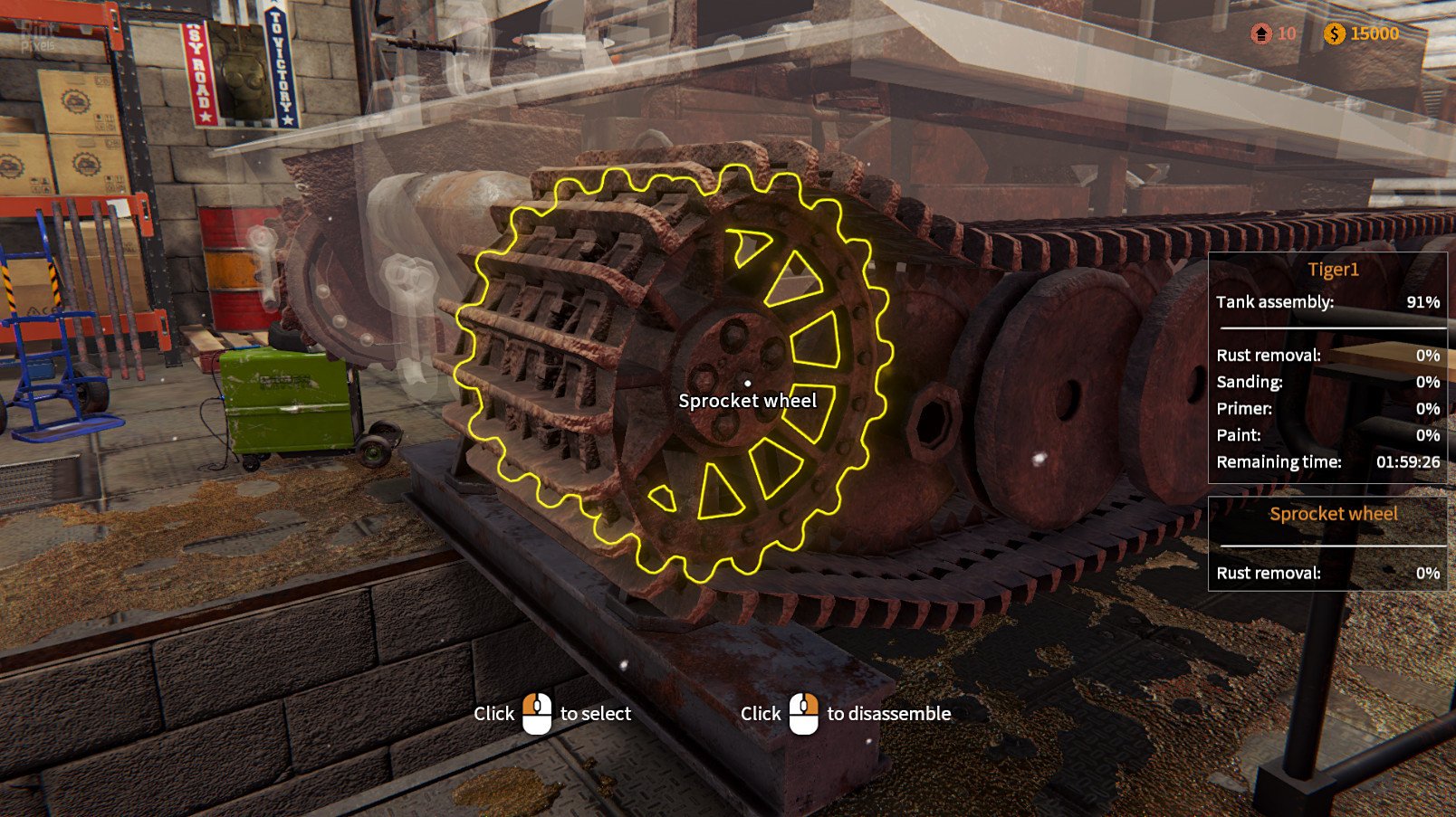 [11]-Tank Mechanic Simulator – v1.6.2 Build 911 + 3 DLCs Download