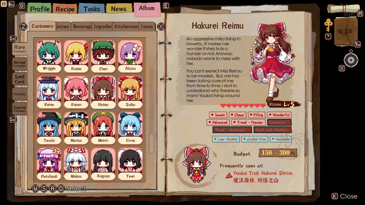 [8]-Touhou Mystia’s Izakaya: Full Bundle! – v4.4.0d + 11 DLCs/Bonuses Download
